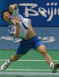 图文-奥运羽毛球精彩瞬间回顾 腰腹力量要很足