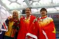 图文-女子200米蝶泳刘子歌夺冠 他们为国旗增色
