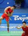 图文-北京奥运会羽毛球混双八强  飞龙在天