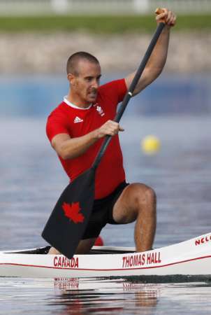 图文-皮划艇静水比赛拉开帷幕 加拿大选手托马斯