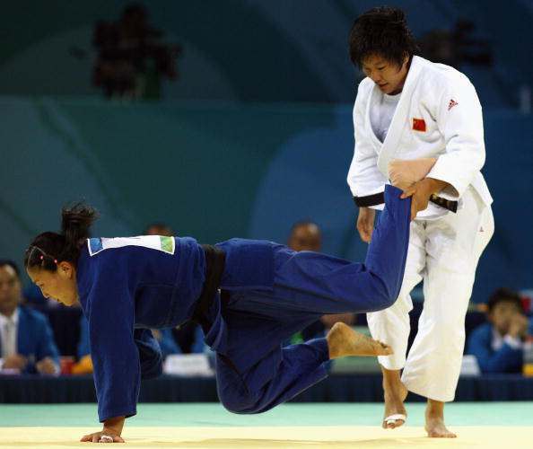 图文-柔道女子78公斤级比赛 杨秀丽目标拿金牌