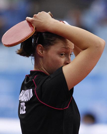 图文-乒乓球女单第二轮开战 捷克姑娘哈达科娃