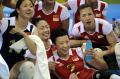 图文-北京奥运女排赛场精彩回顾 幸福时刻到来了