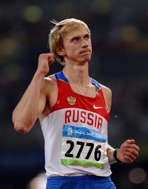 Russian high jumper Silnov wins Olympic title