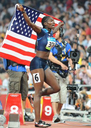 American Happer wins women's 100m hurdles