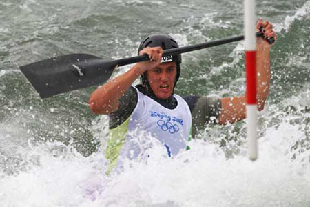 Photos: Men's Slalom Canoe Single heats