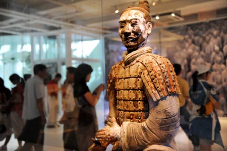 Terracotta Warriors and Horses on exhibition in Olympic Green