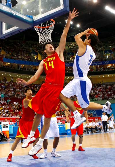 Photo: China loses to Greece 91-77 to finish fourth
