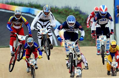 Photos: BMX's debut at the Beijing Olympic Games