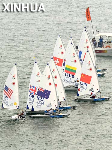 EEUU LOGRA EL ORO EN CLASE LASER RADIAL FEMENINA EN JUEGOS DE BEIJING 