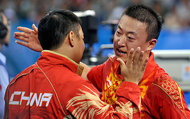 China vence a Alemania y gana oro por equipos en tenis de mesa masculino 