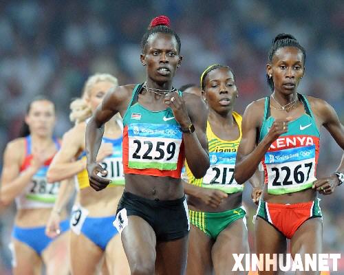 Pamela jelimo de kenia gana medalla de oro en carrera 800m femenil 