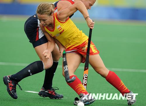 Hockey femenil: el quipo español vence a EEUU