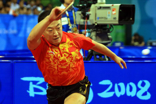 Vor dem Finale: Chinesisches gegen deutsches Tischtennisteam