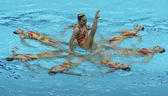 Kunstschwimmen: China gewinnt Bronzemedaille