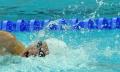 图文-朴泰桓获400米自由泳金牌 朴泰桓展露杀气