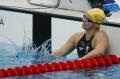 图文-特里克特夺女子100米蝶泳冠军 看她多么开心