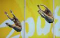 图文-男子双人10米跳台决赛赛况 哥伦比亚选手起跳