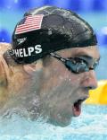 图文-菲尔普斯夺得200米蝶泳冠军 气势锐不可当
