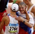 图文-北京奥运会男子20公里竞走 都是同胞啊