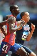 图文-奥运会男子200米预赛 并肩比拼