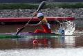 图文-女子单人皮艇500米预赛 钟红燕奋力划桨