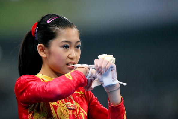 图文-中国队参加女子体操资格赛 江钰源赛前调整