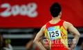 图文-中国体操男团强势冲击冠军125号的背影