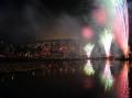 图文-奥运开幕式焰火盛放点亮北京 美丽照耀天空