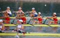 图文-中国队获女子四人双桨冠军 中国队平稳起程