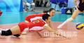 图文-[奥运]中国女排2-3古巴 可惜没有救到这球