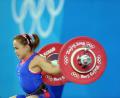 图文-女子举重48公斤级决赛 劳西里恭试举失败