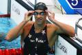 图文-男子200米自由泳美国夺冠 菲尔普斯很是满意