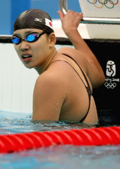 图文-女子自由泳200米半决赛 日本姑娘上田春佳