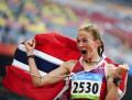 图文-女子20公里竞走雨中开赛 挪威选手夺冠