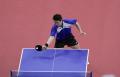 图文-北京奥运会乒乓球赛事开战 新加坡选手回球