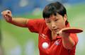 图文-乒球女单第二轮开战 朝鲜选手金正晋级