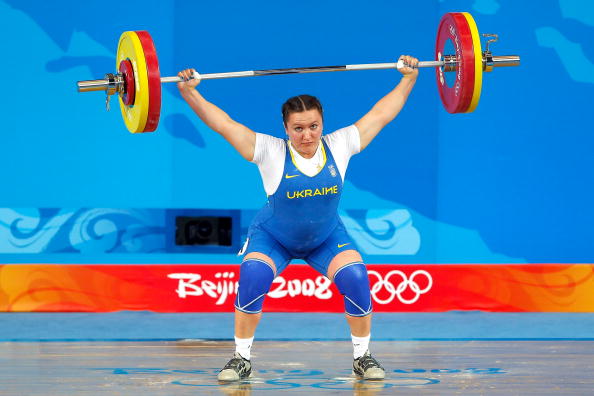 图文-[奥运]女子举重75公斤级 乌克兰选手比赛