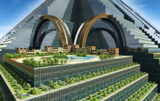 未来九大绿色建筑:海水温室让撒哈拉变绿洲