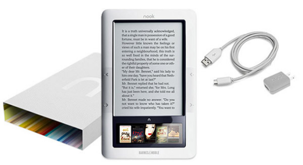 Barnes&The electronic reader Nook that Noble rolls out