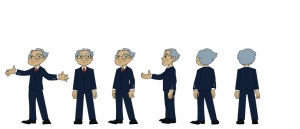 "God " Buffett is in the figure in cartoon