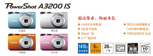 PowerShot A3200 IS PowerShot A3200 IS