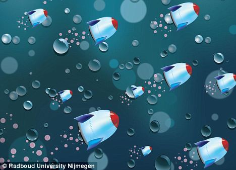 纳米火箭可以自行组装成微型球体并使用过氧化氢作为燃料