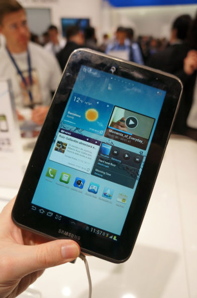 SamSung is low Galaxy Tab 2 7.0 of computer of Duan Ping board