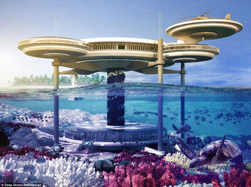 迪拜将建一座水下酒店。 