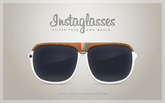 Instagram发布概念相机Instaglasses