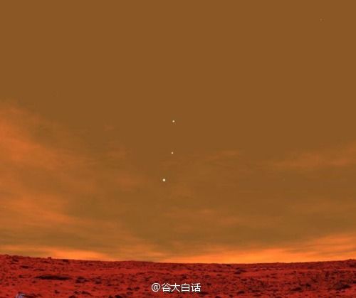破火星谣言:双日落到三行星一线均不实_科学探索
