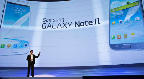三星发布Galaxy Note II