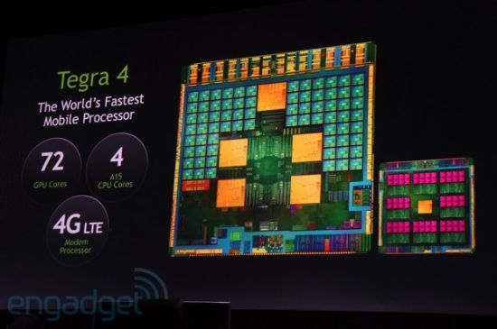 Tegra 4：四核A15+72核心GPU