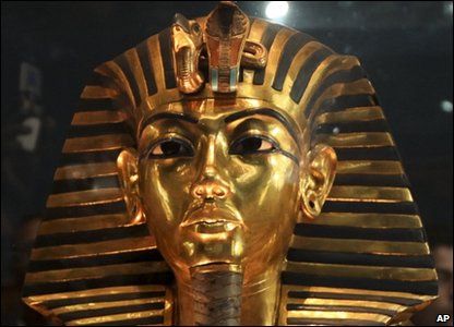  埃及法老图坦卡蒙面具(资料图)